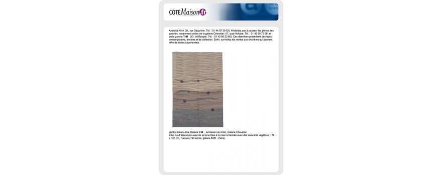 Acheter des kilims