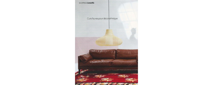 Cuir fauve pour décor ethnique