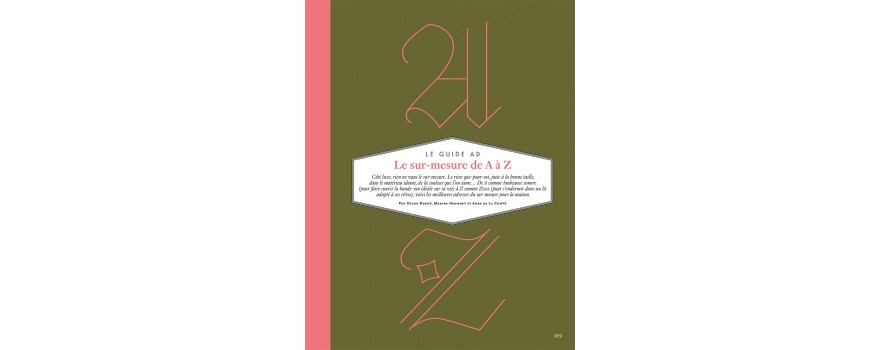 Le sur mesure de A à Z