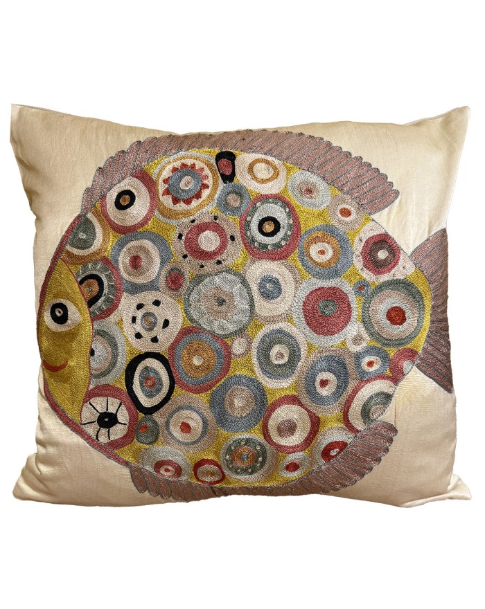 coussin en soie