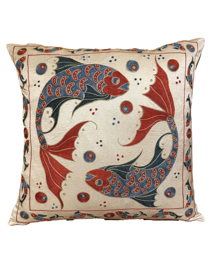 coussin en soie
