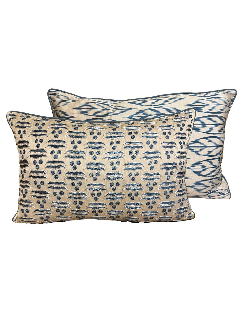 coussin suzani et ikat