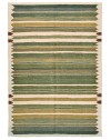 small green rug