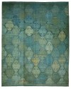 très grand tapis bleu vert de qualité paris