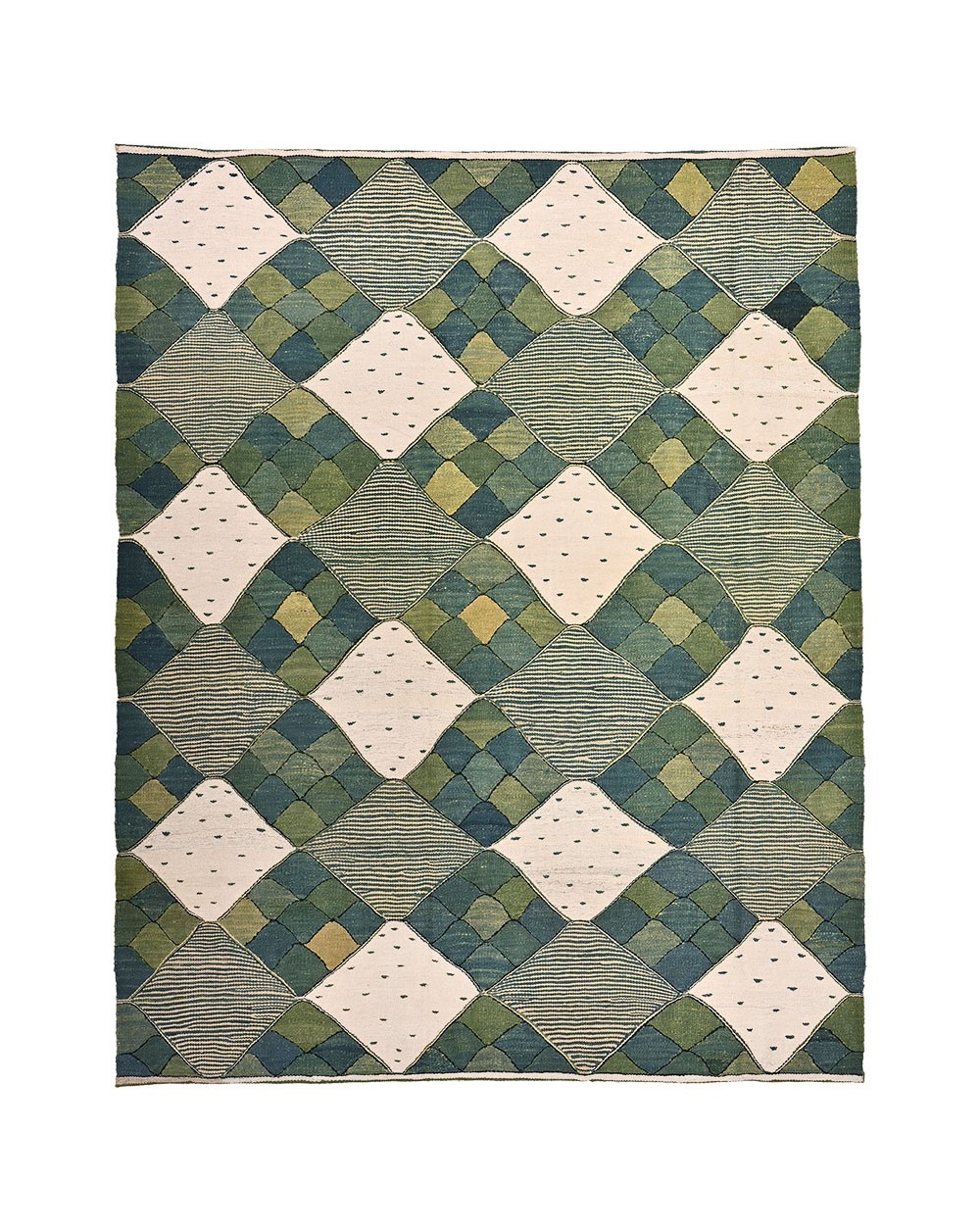 tapis graphique vert paris