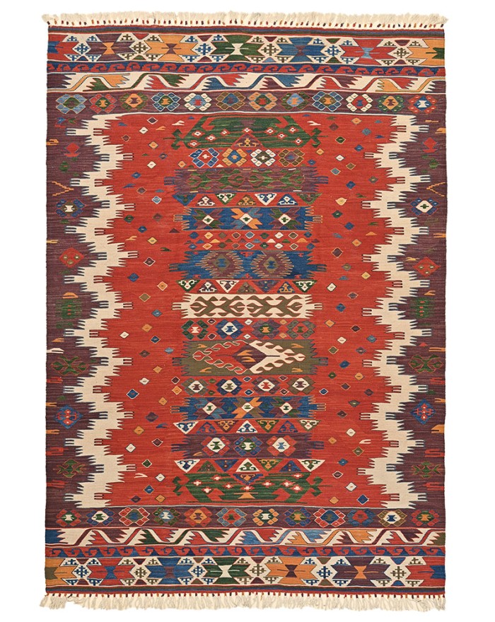rug with natural dyes