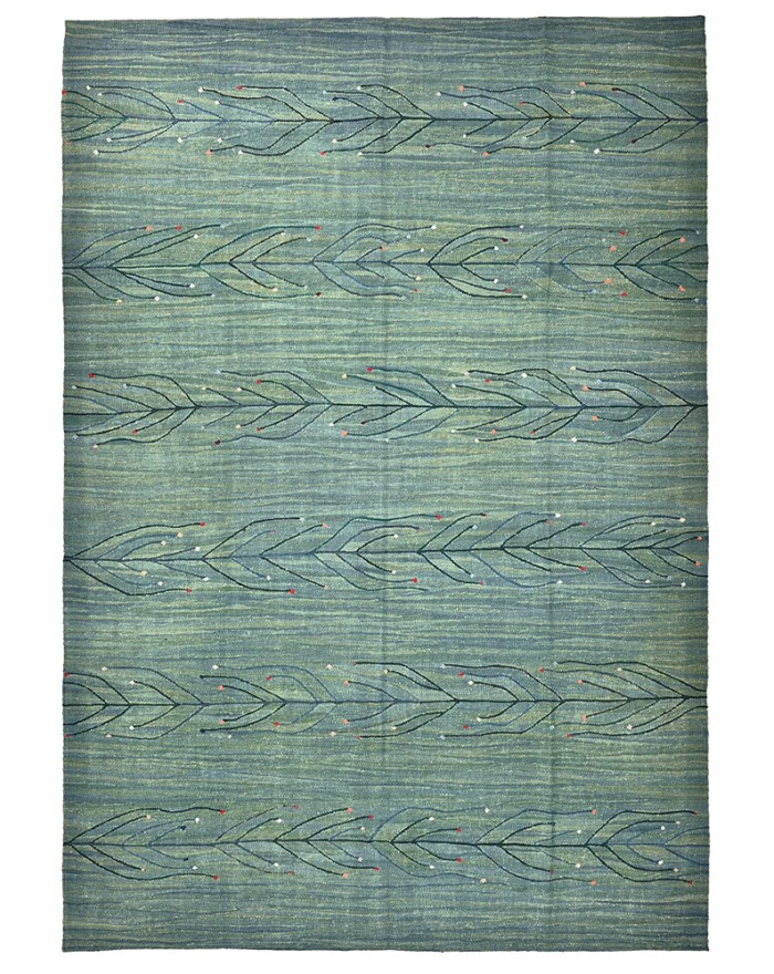 Feuille Green - New kilim