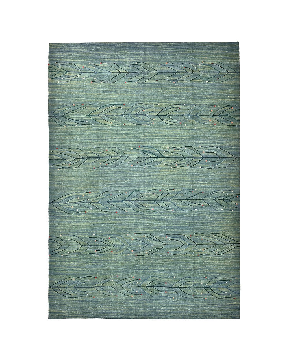 Feuille Green - New kilim