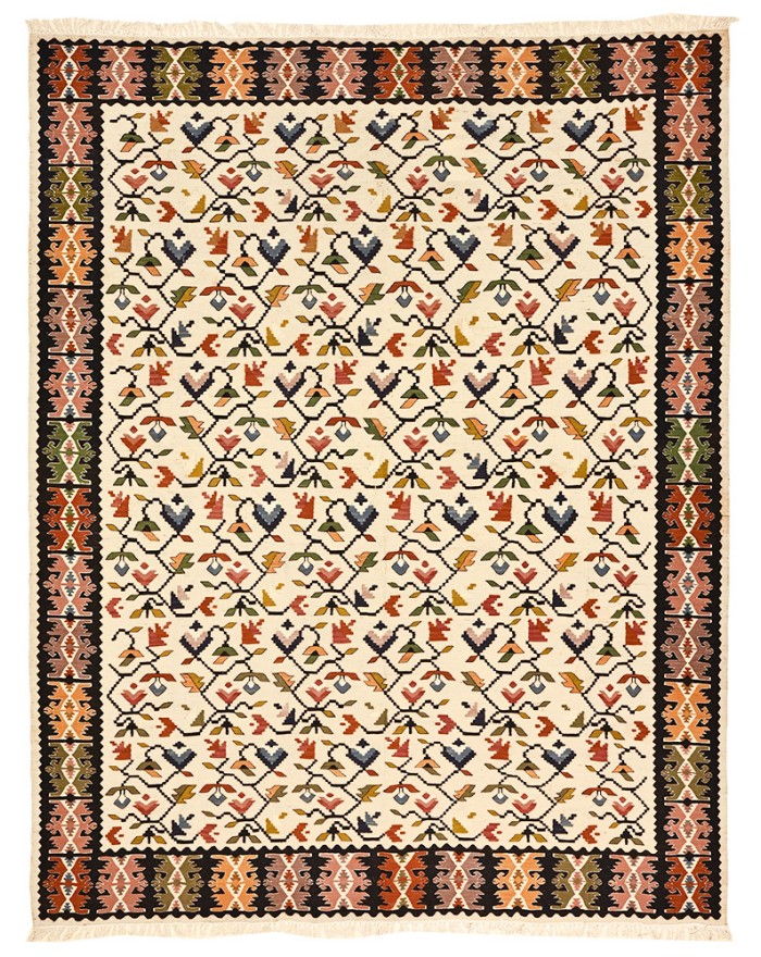 tapis ancien clair