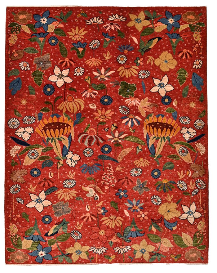 tapis rouge a fleur paris