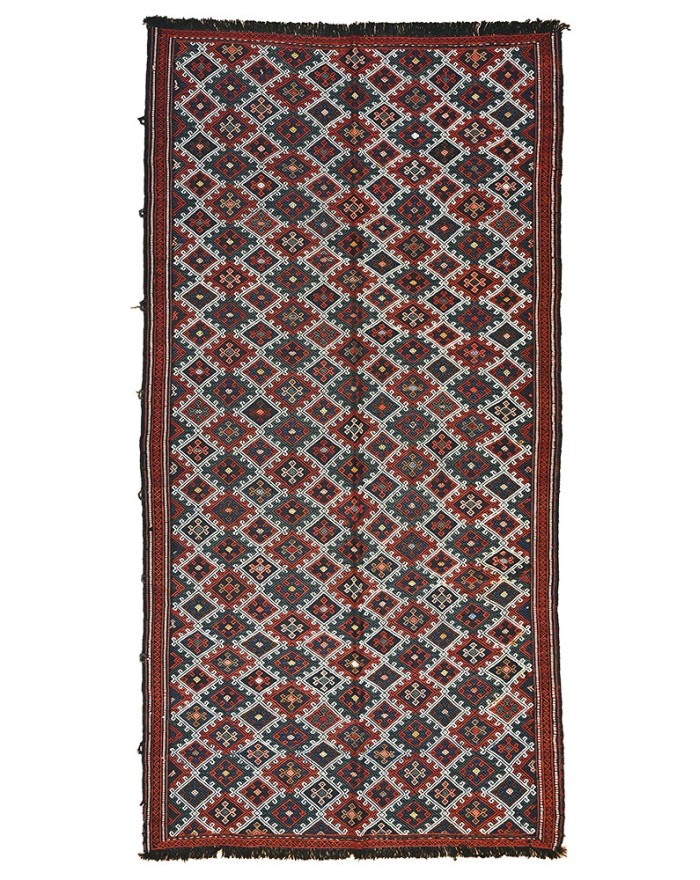embroided rug paris