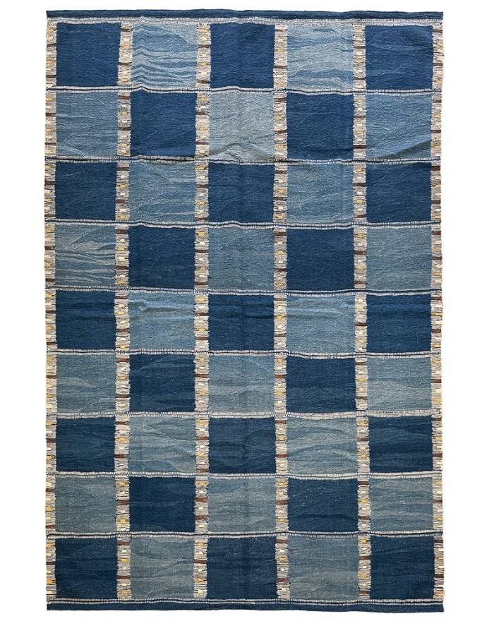 grand tapis bleu