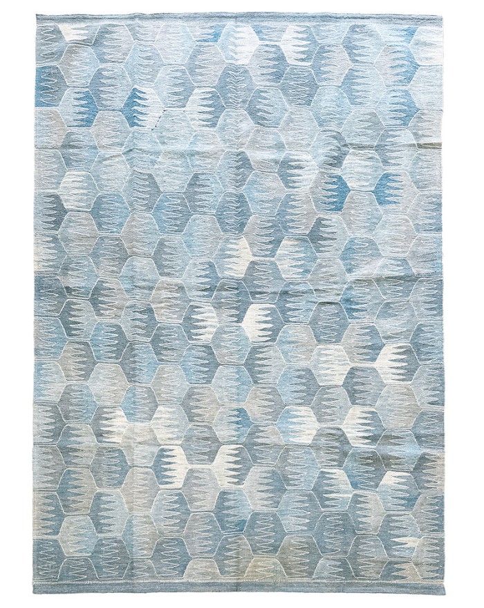 grand tapis bleu