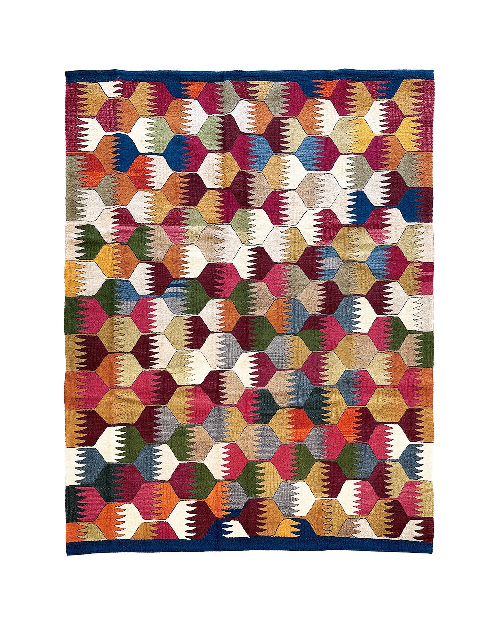 tapis de salon coloré