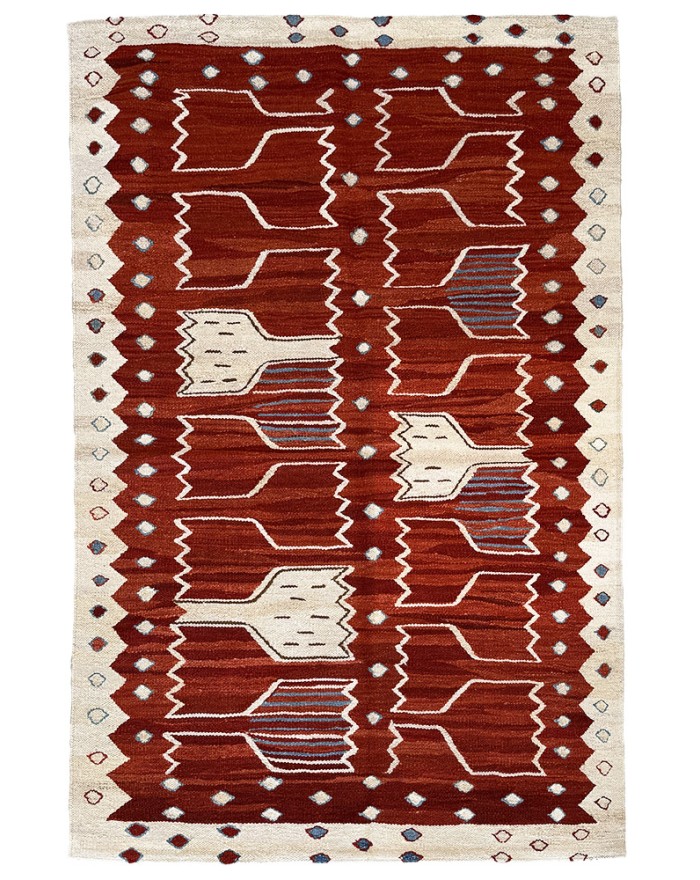 red rug for living room