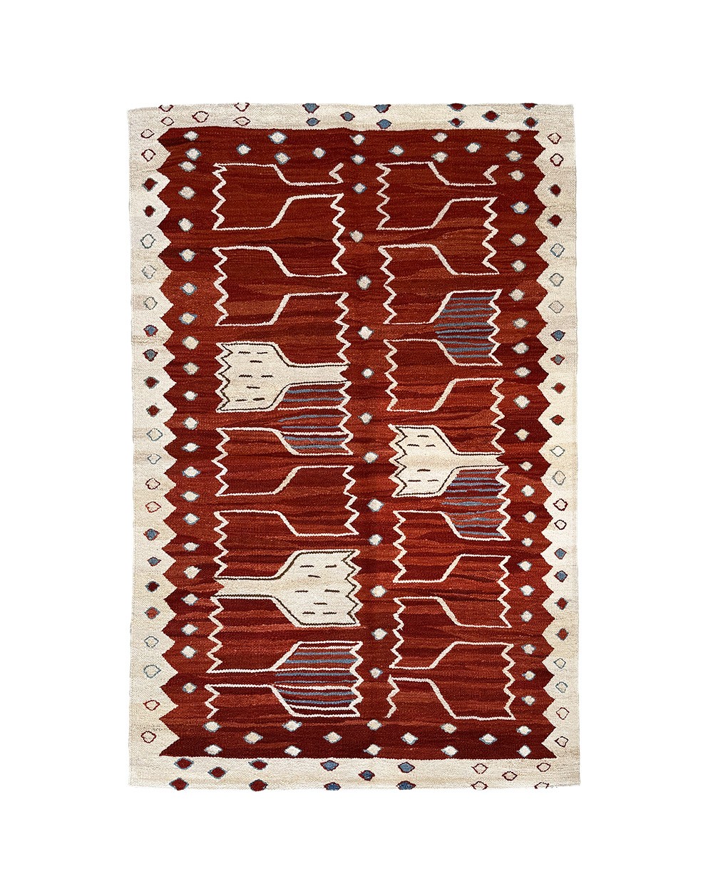 tapis salon rouge