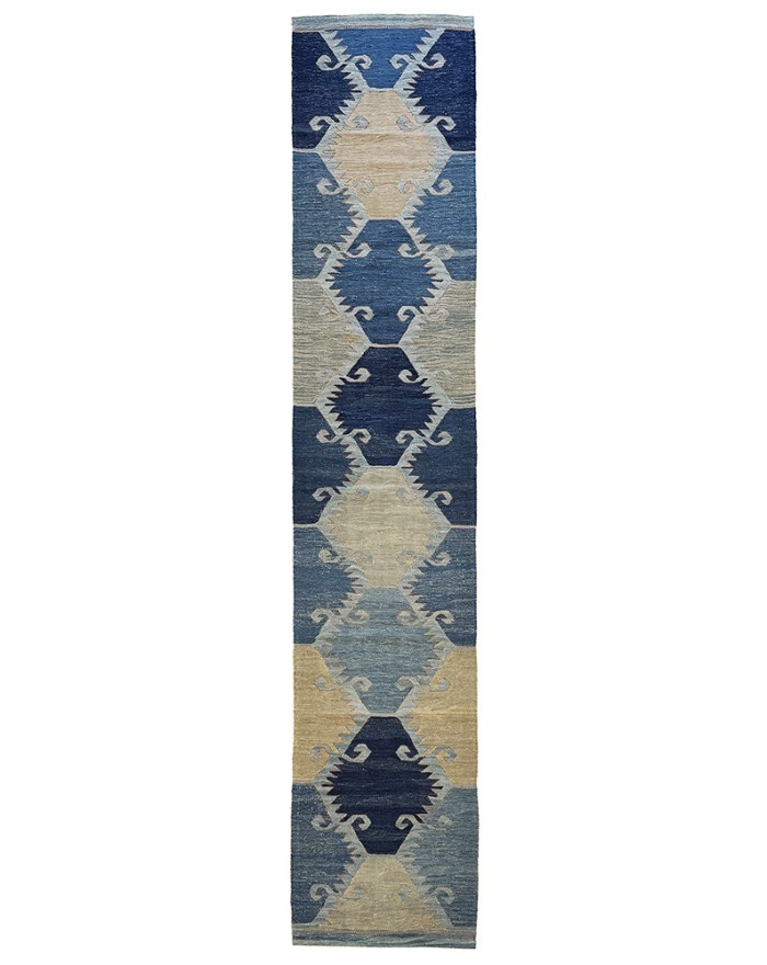 Elibelinde bleu - Tapis kilim