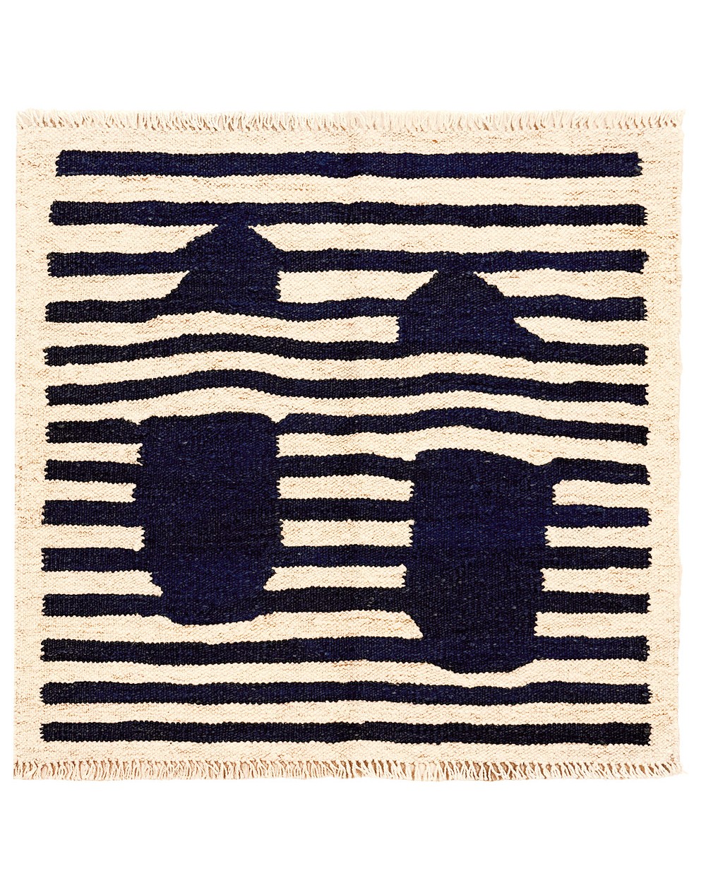 Path blue - Kilim rug