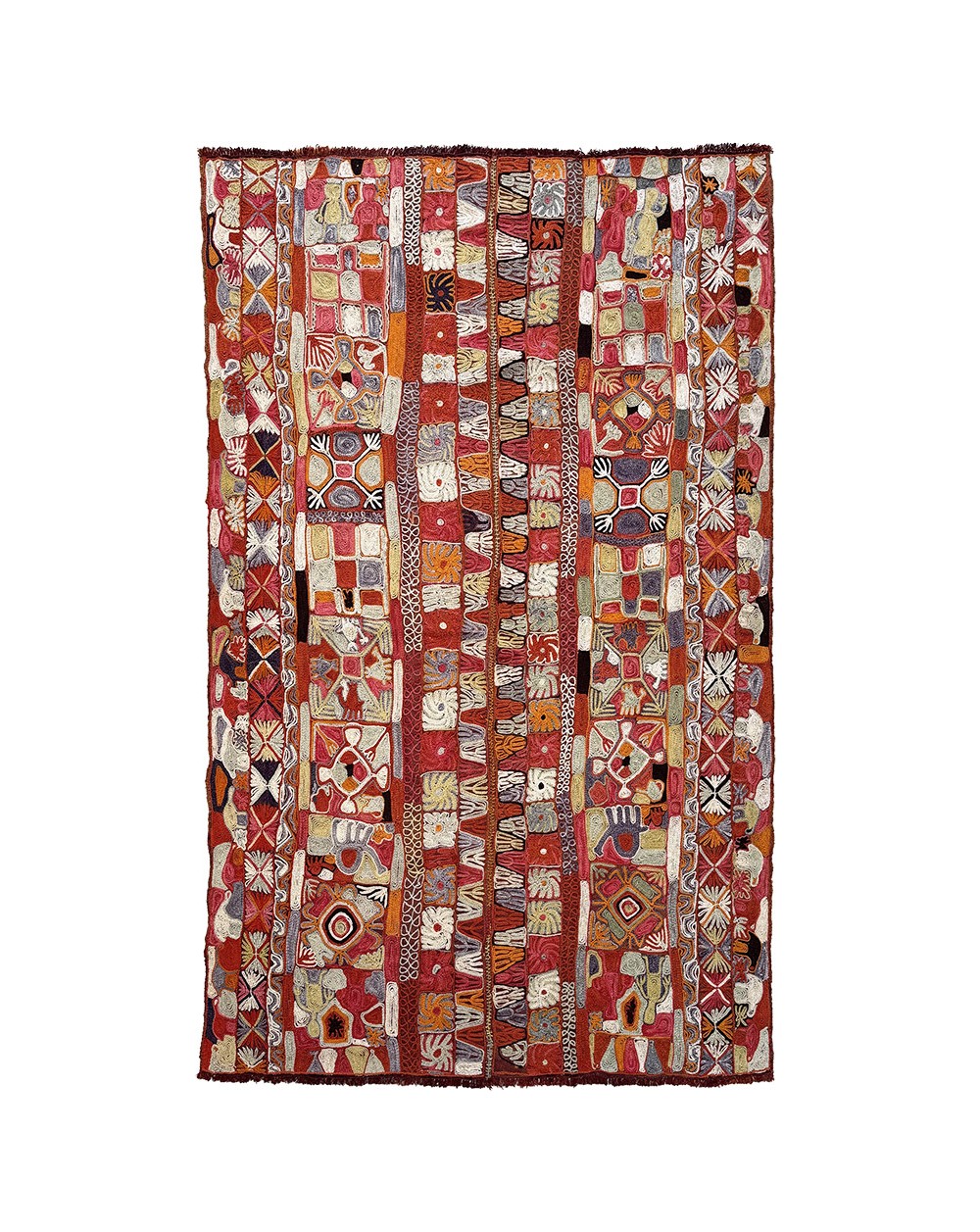 embroided rug
