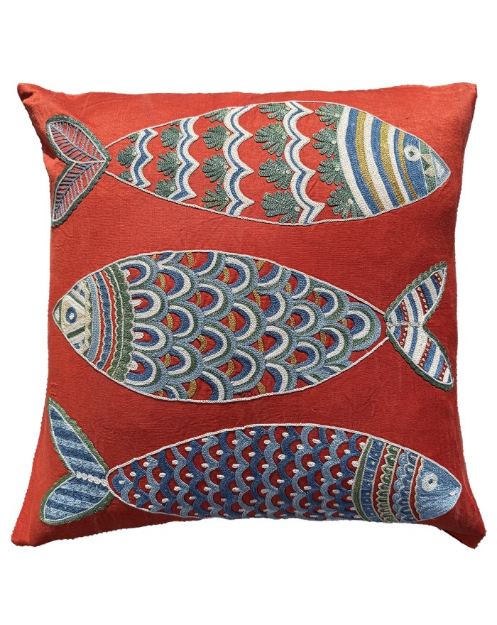silk cushions