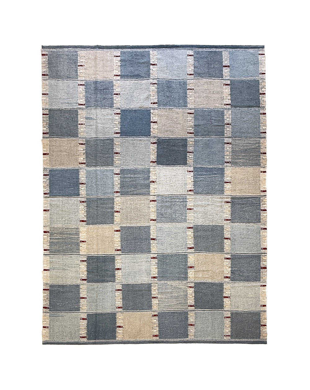oversize blue rug