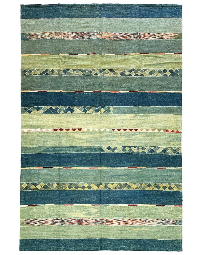 grand kilim vert