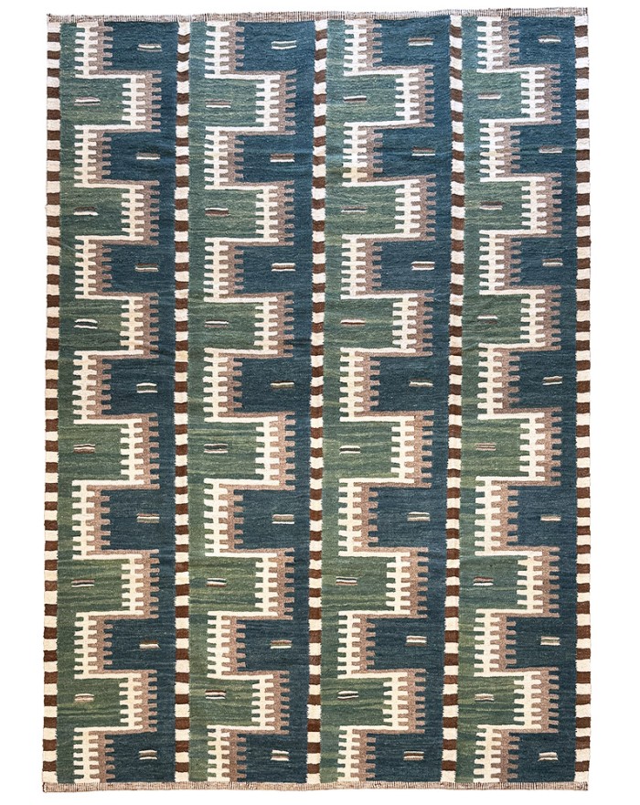 tapis graphique vert