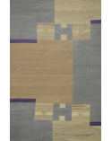 Art Deco Blue Rug