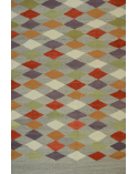 Art Deco Blue Rug