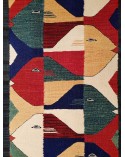 Knotted rug - Contemporary pattern Paris