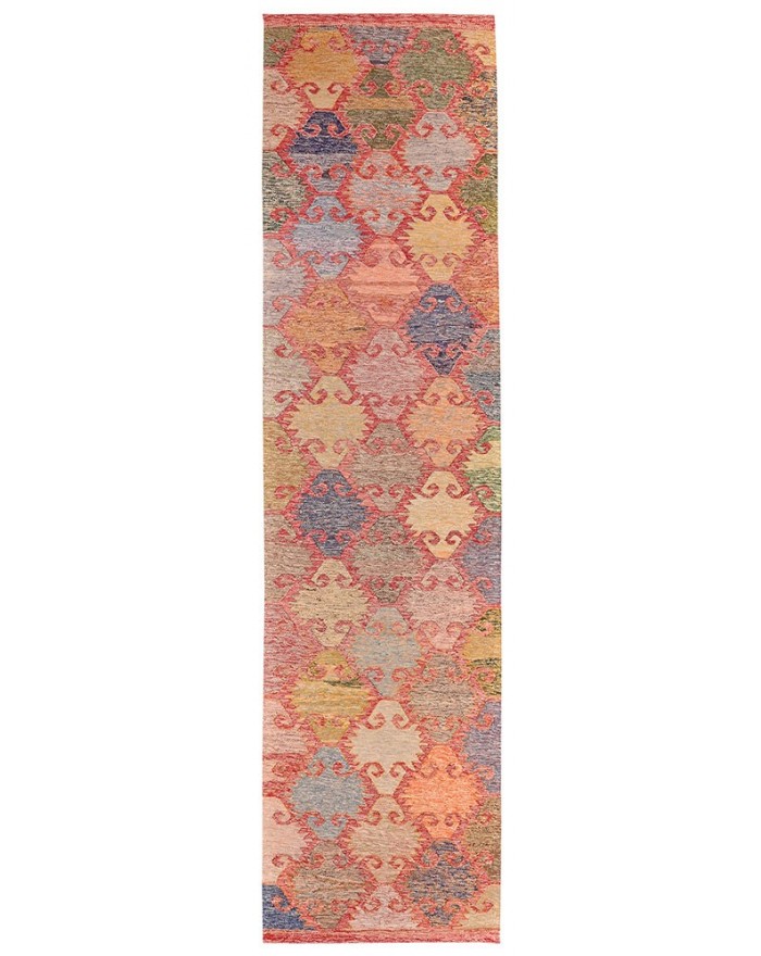 tapis de couloir couleurs douces