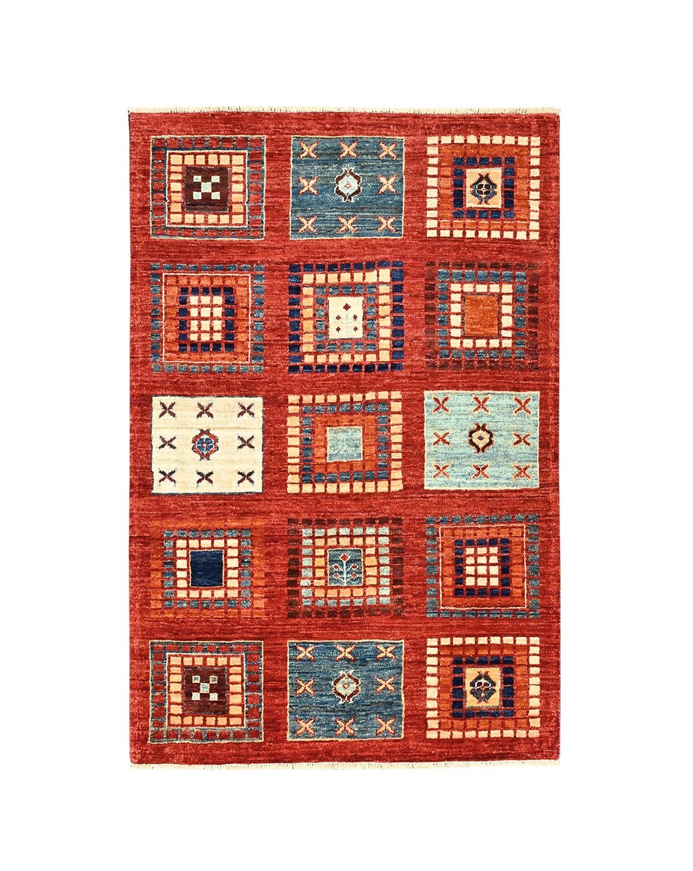 small hand-knotted rug