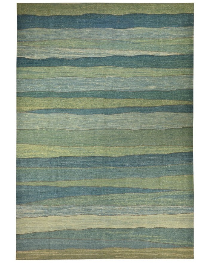 Design green rug