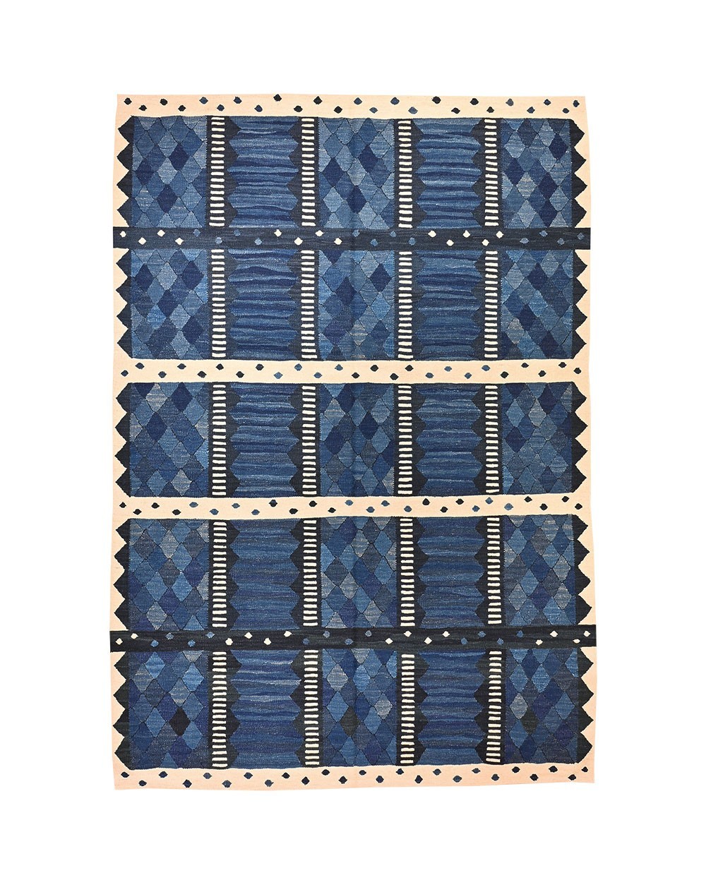 Blue Scandinavian rug