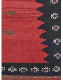 clear blue rug