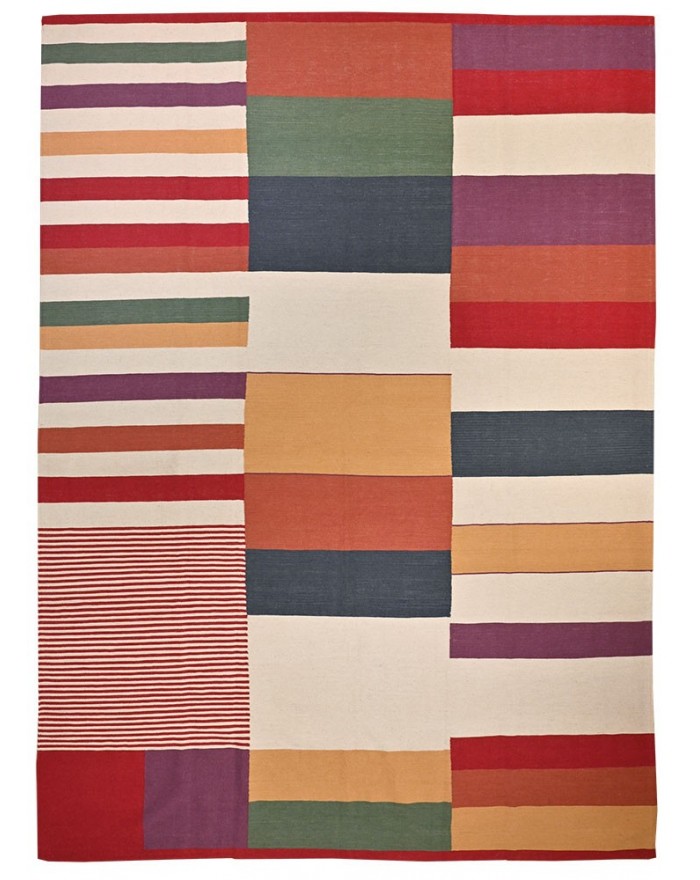 tapis kilim coloré