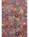 rug with flowers