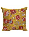 Ikat Velvet Cushion