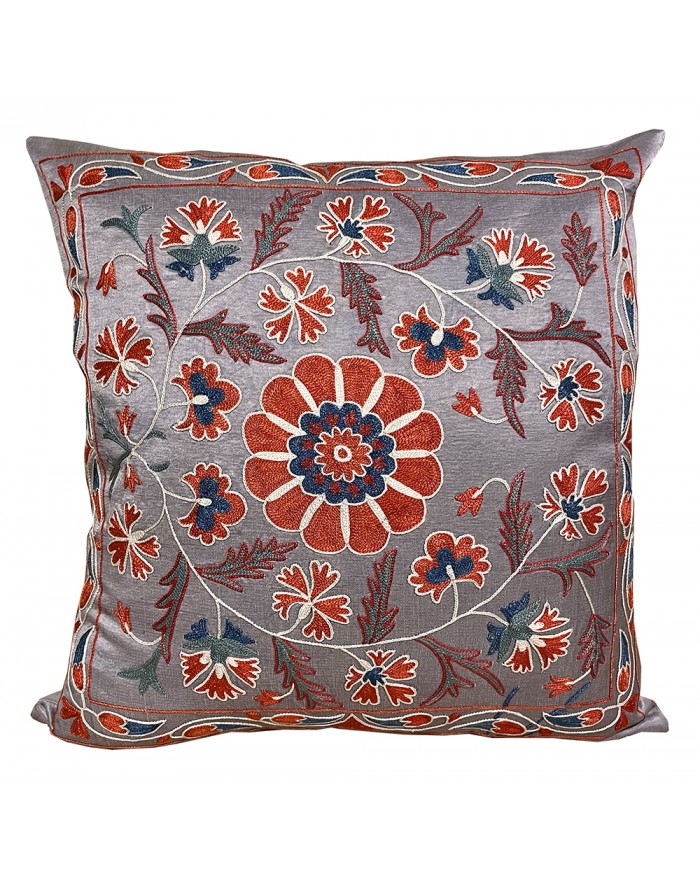 Coussin en laine et kilim