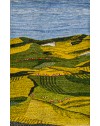 small knotted landscape rug