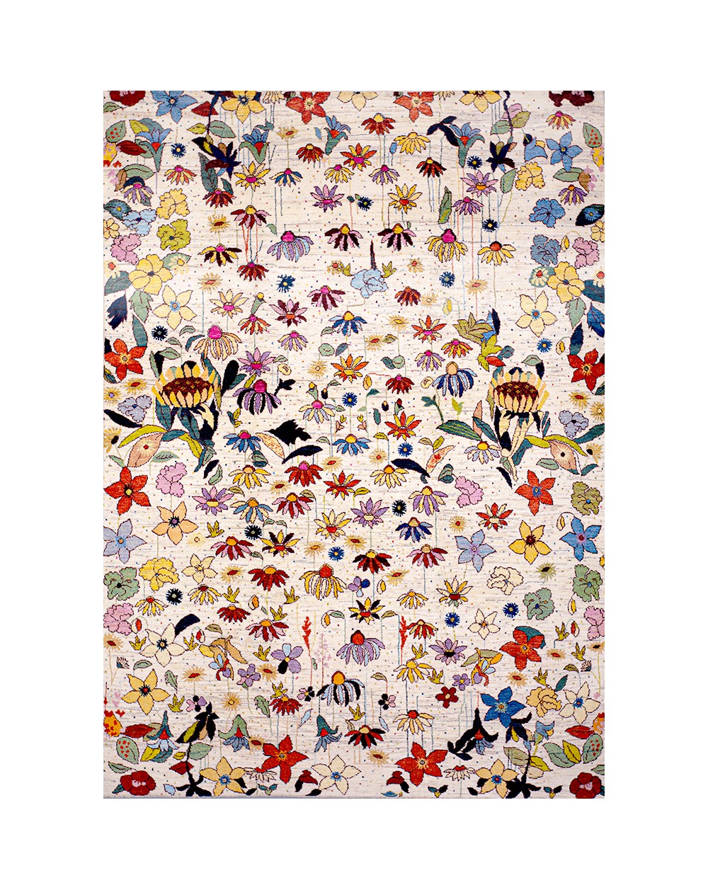 Hand-knotted new rug - Contemporary pattern