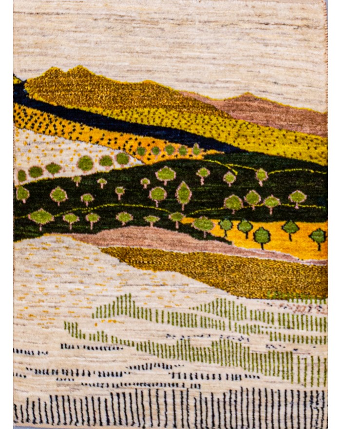 Landscape - Hand-knotted rug