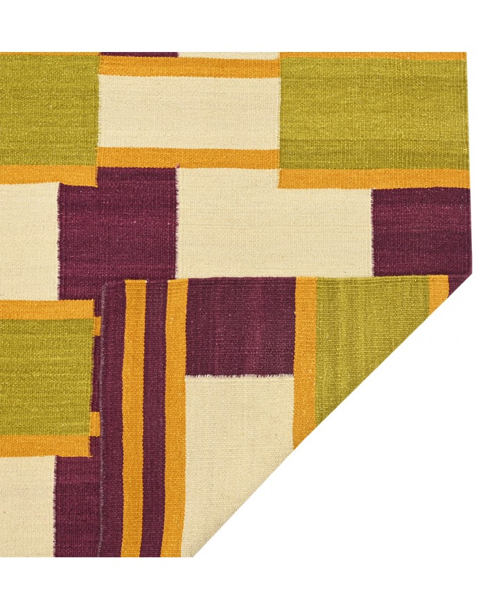 big antique flatweave