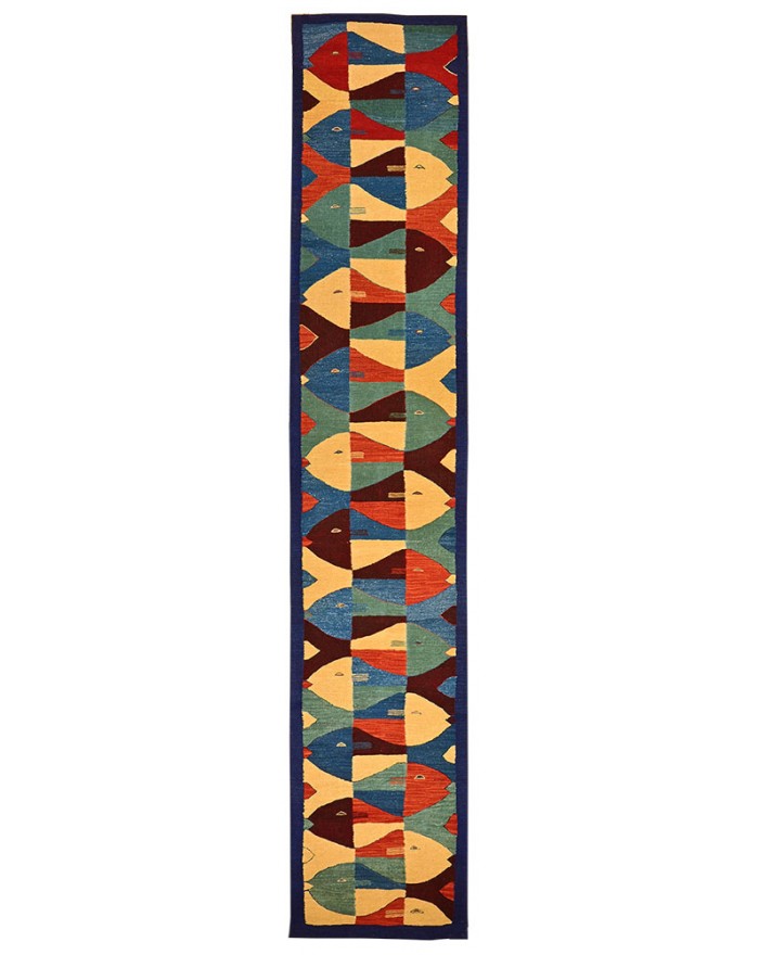 Poisson Multicolored - New kilim