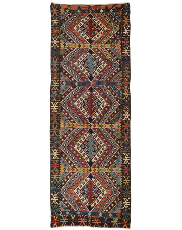 Coussin Suzani fond rouge