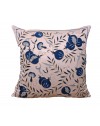 coussin en soie orange