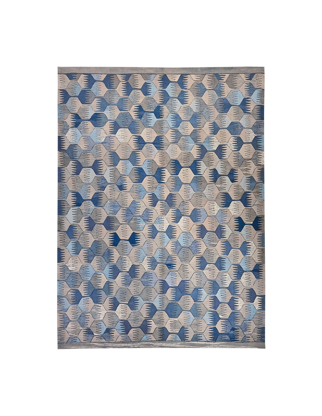 Tapis rectangulaire en fibres recyclées tissé main vert Tapis rectangulaire en fibres recyclées tissé main vert