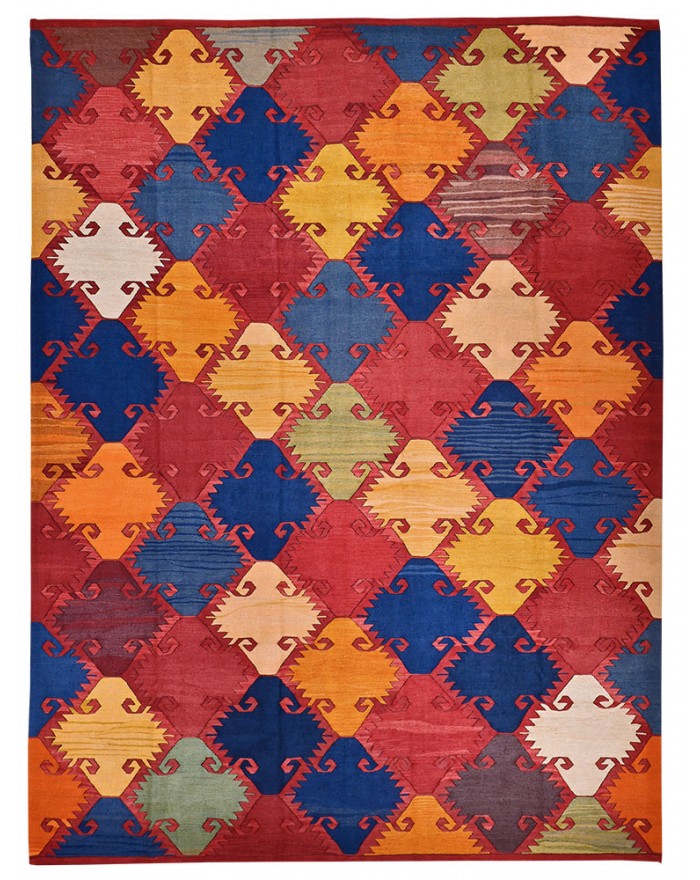 Elibelinde multicolore - Tapis kilim