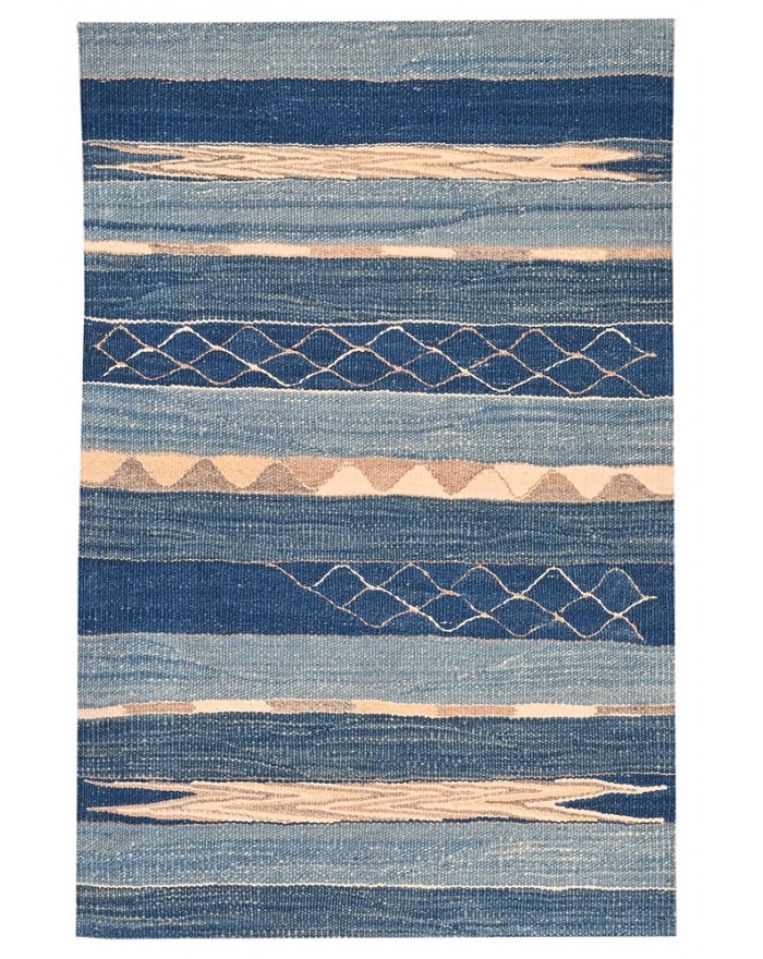 Navajo bleu - Tapis kilim