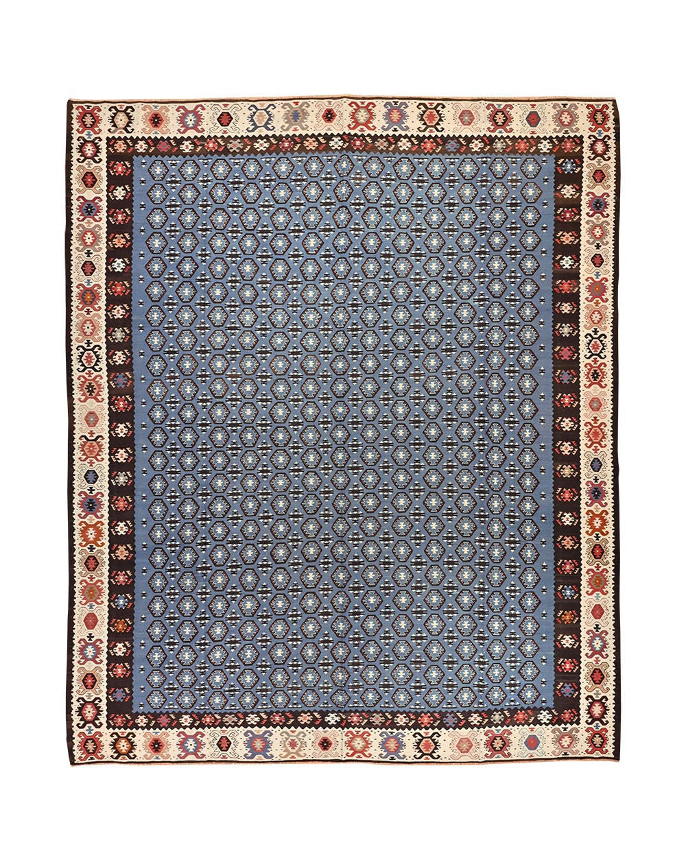 oversize blue rug